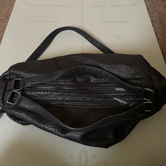 BCBG Snakeskin Leather Purse - Picture 3 of 5